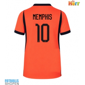 Billiga Nederländerna Memphis Depay #10 Hemmatröja VM 2026 Kortärmad